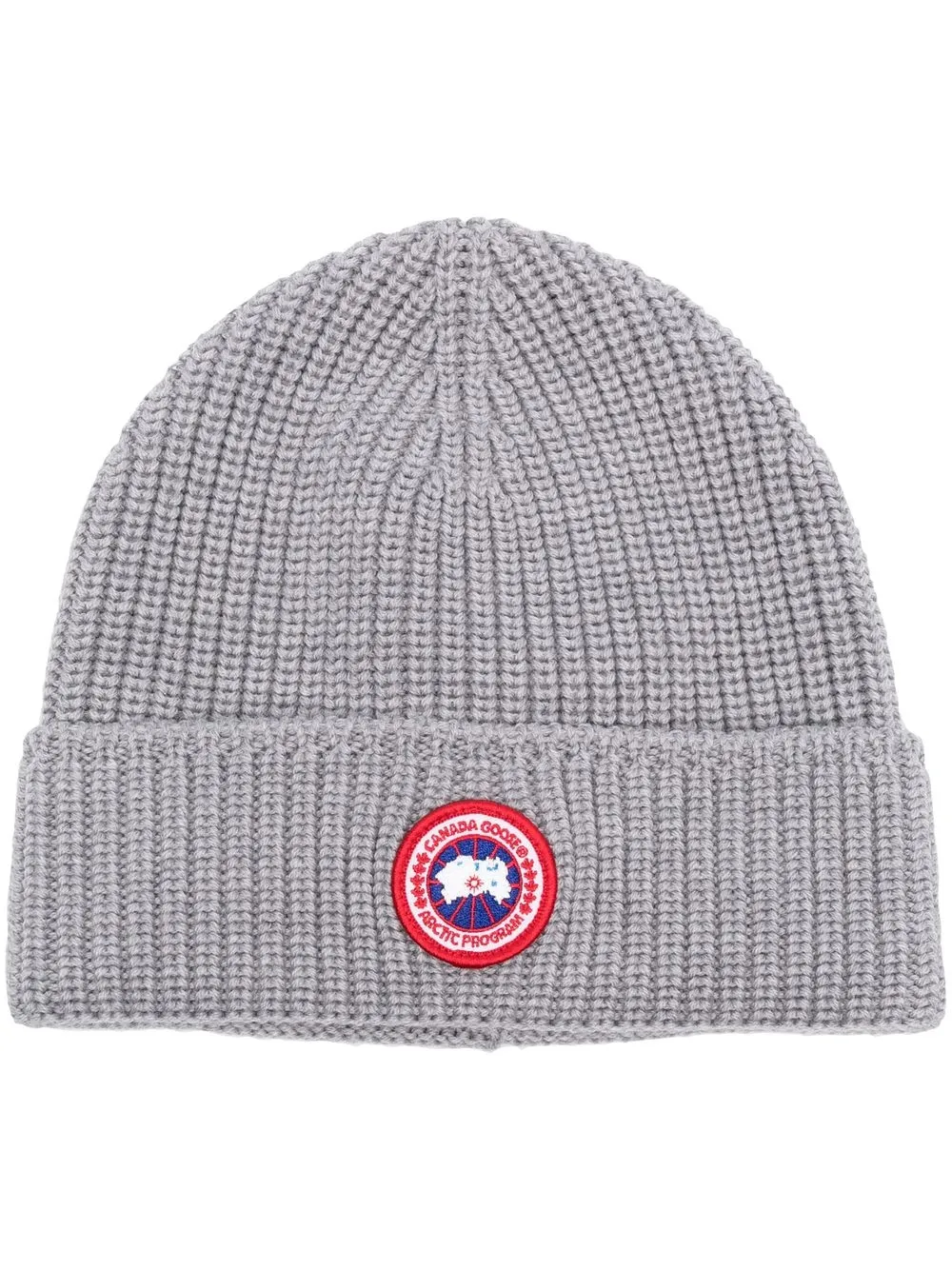 

Canada Goose gorro con parche del logo - Gris