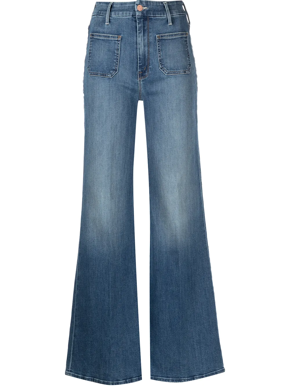 

MOTHER high-waist flared jeans - Blue