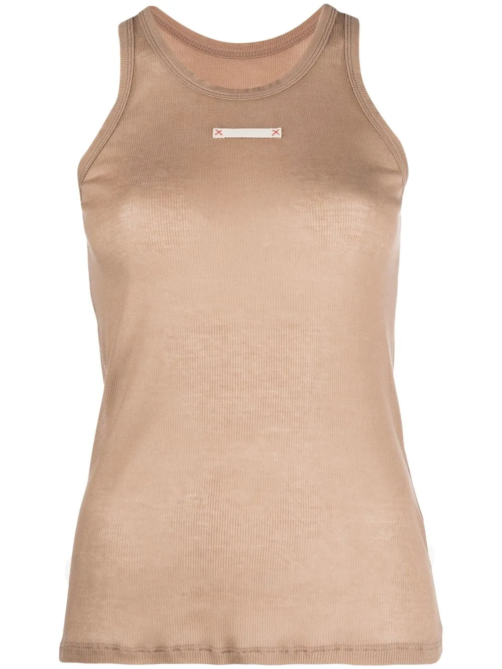 

Maison Margiela ribbed-knit tank top - Neutrals