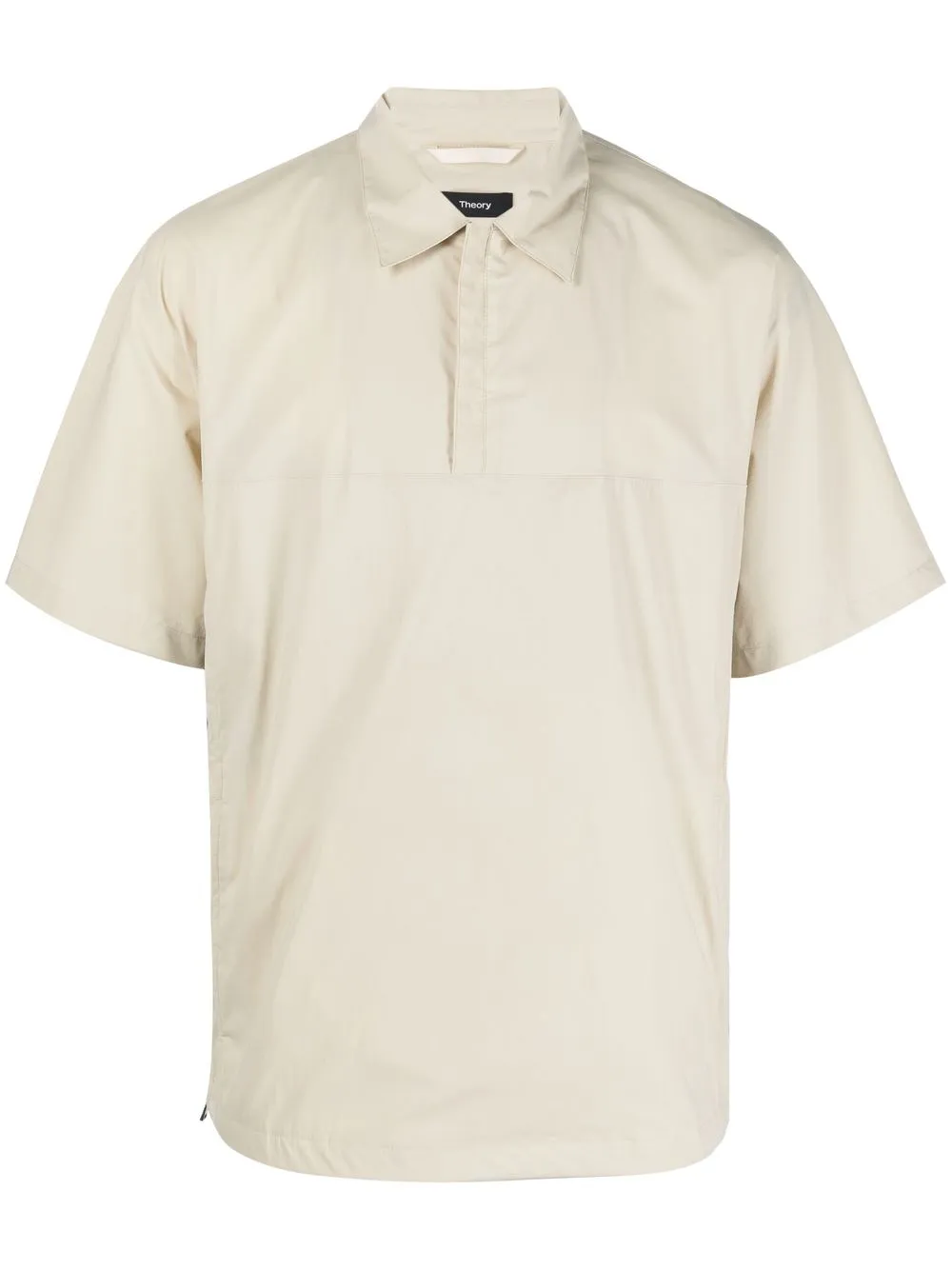 

Theory short-sleeve polo shirt - Neutrals