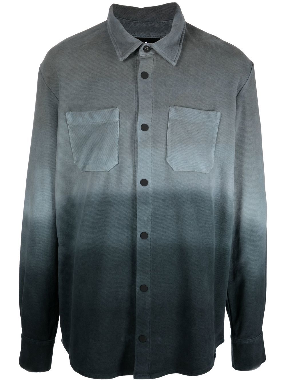 Mauna Kea Ombré-print Oversize Shirt In Grey