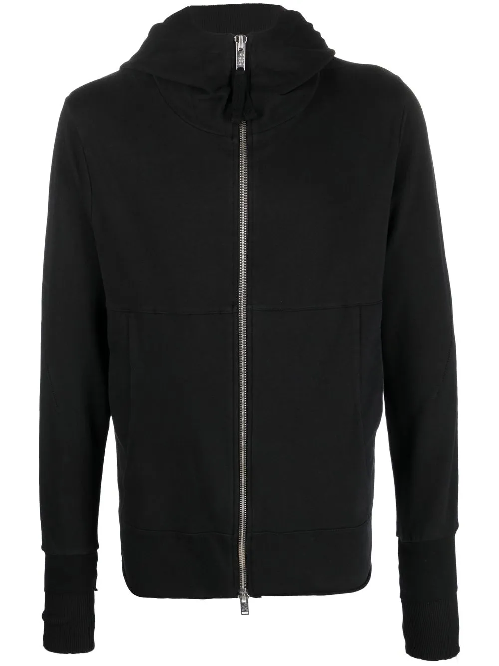 

Thom Krom zip-up long-sleeved hoodie - Black