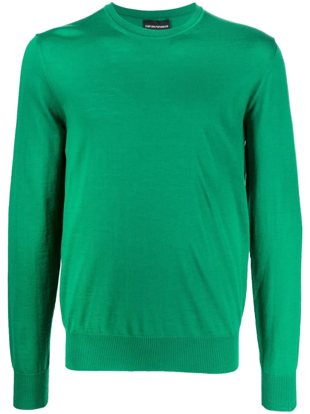 

Emporio Armani suéter tejido con cuello redondo - Verde