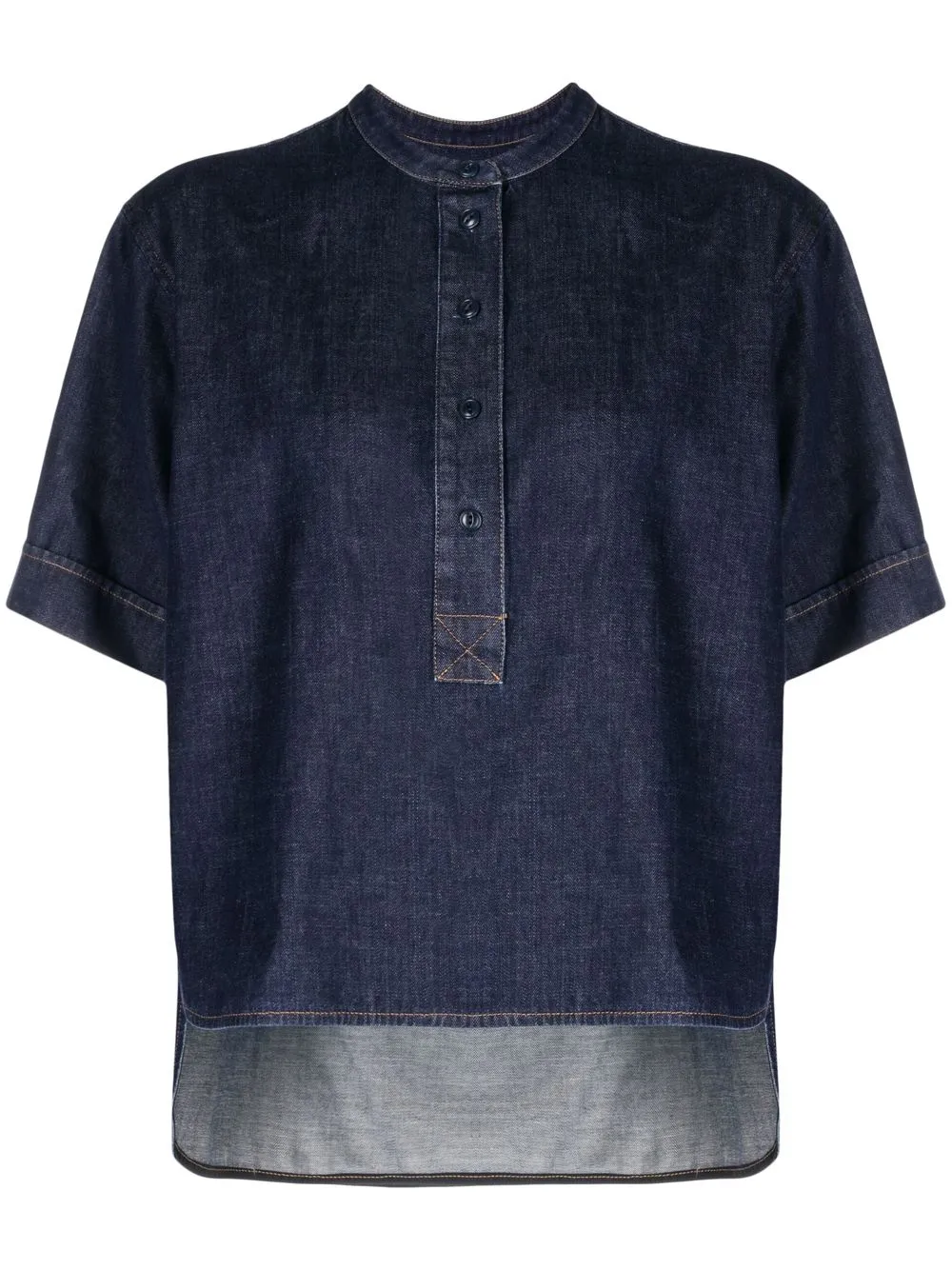 

YMC Manon button-front denim shirt - Blue