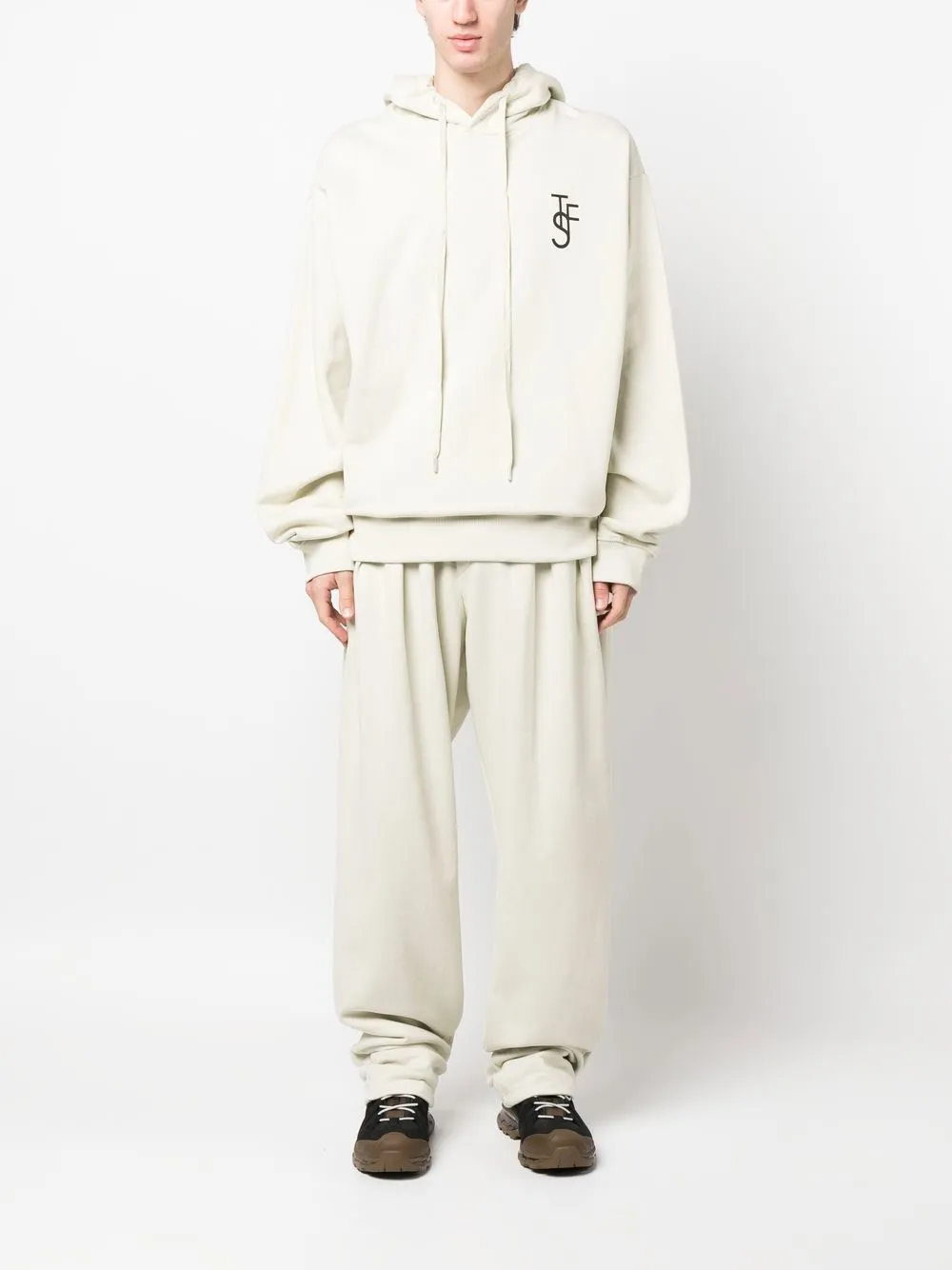 Image 2 of The Frankie Shop Alec pleated track pants