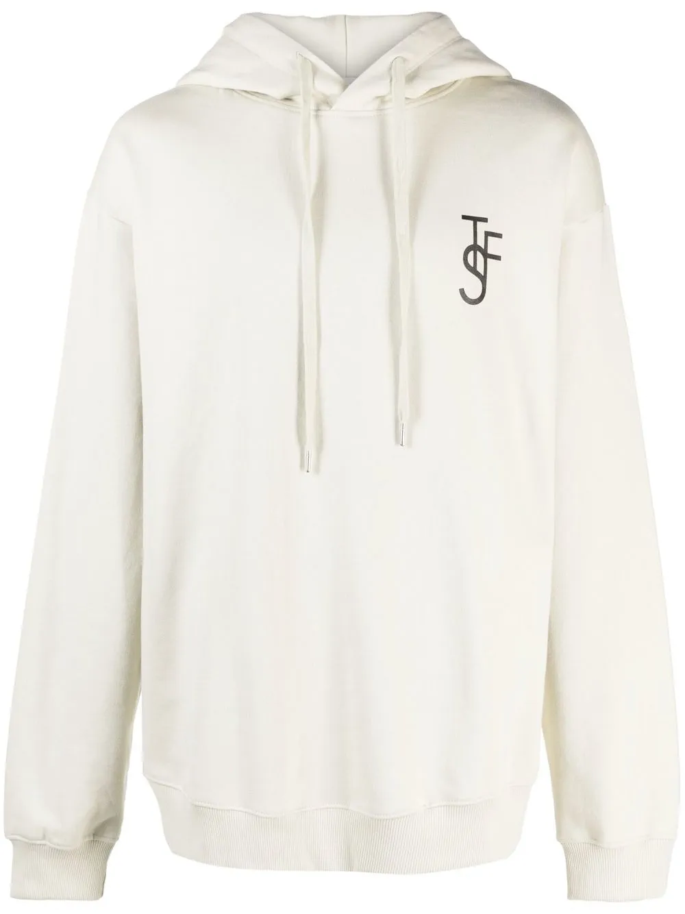 

The Frankie Shop Alec TFS-print hoodie - Neutrals