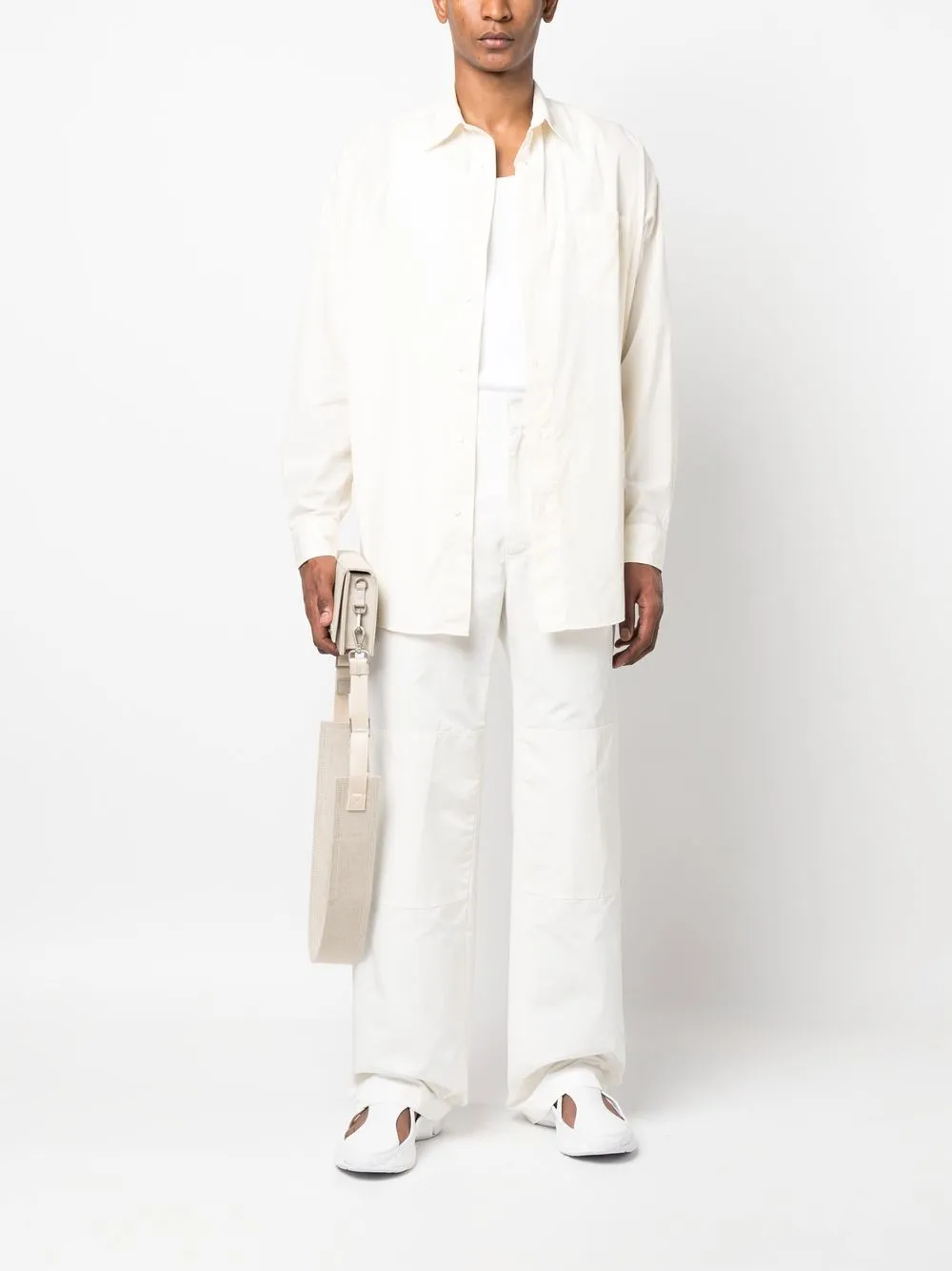 The Frankie Shop Oversized overhemd - Beige