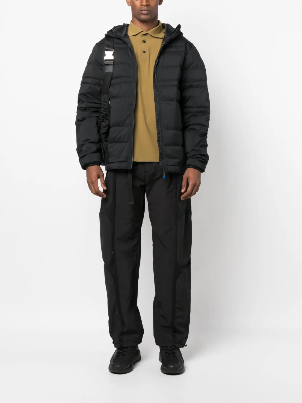 MAAP hooded padded jacket - Zwart