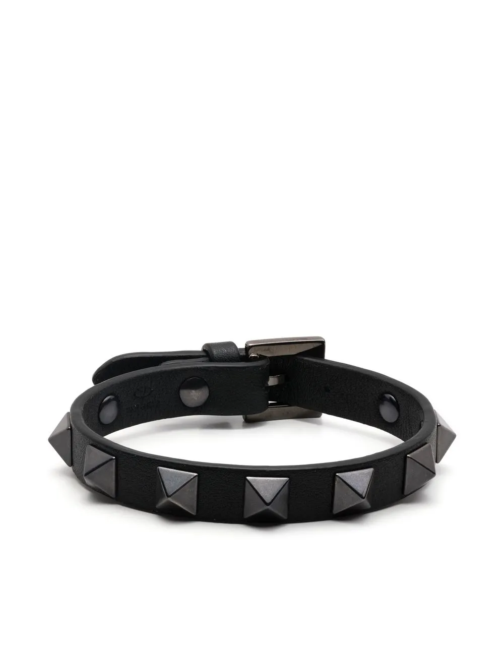

Valentino Garavani Rockstud leather bracelet - Black