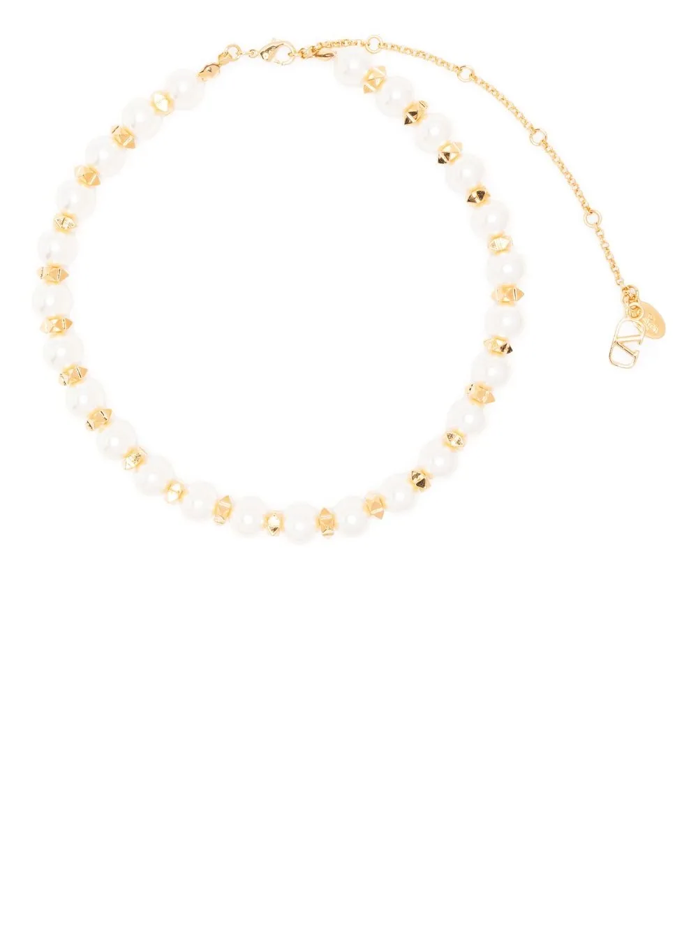 

Valentino Garavani pearl beaded choker - Gold
