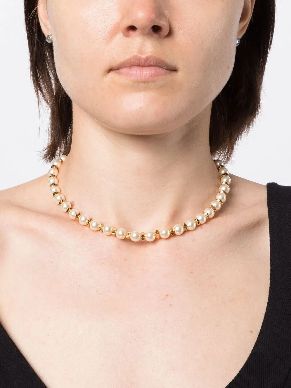 Valentino Garavani pearl beaded choker | Image 2