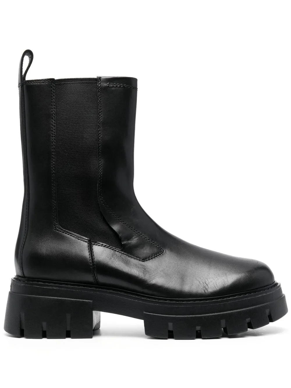 

Ash 60mm chunky leather boots - Black