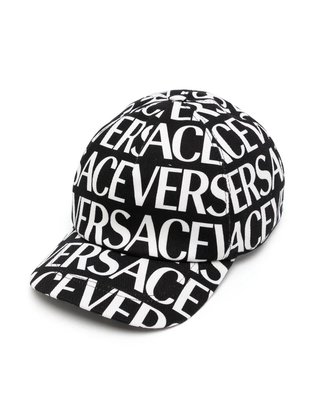 

Versace Kids gorra con logo estampado - Negro