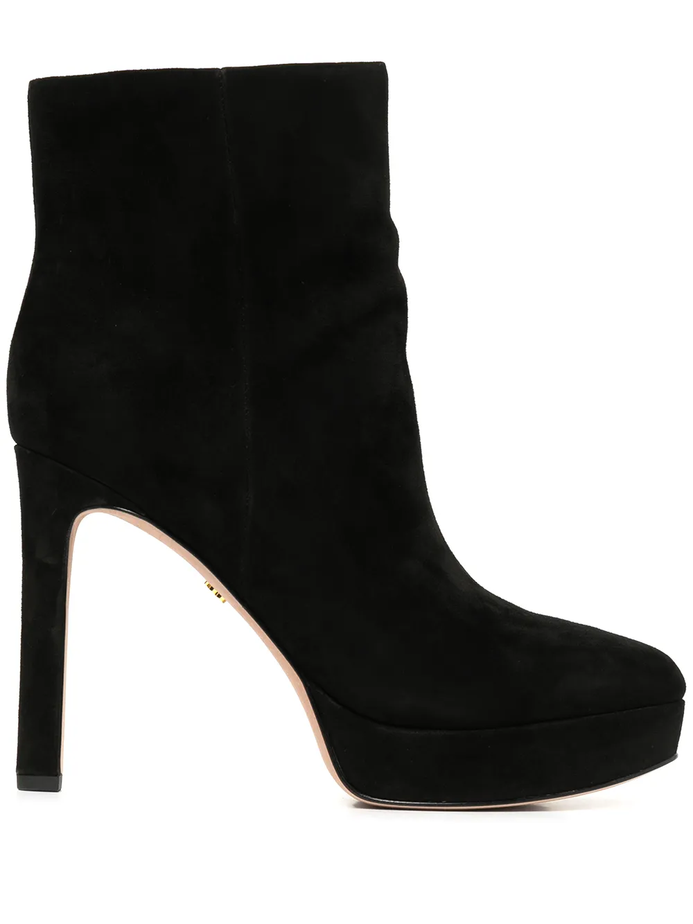

Veronica Beard Dali suede platform boots - Black