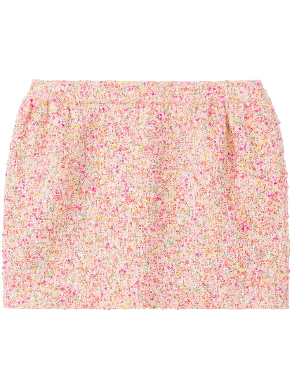 

St. John Bonded Novelty tweed skirt - Pink