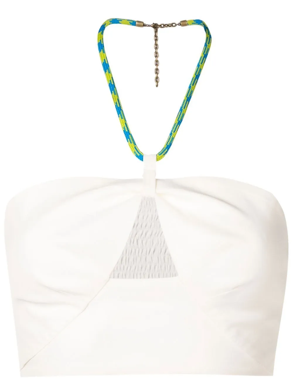 Nk Liz Rope-strap Cropped Blouse In White