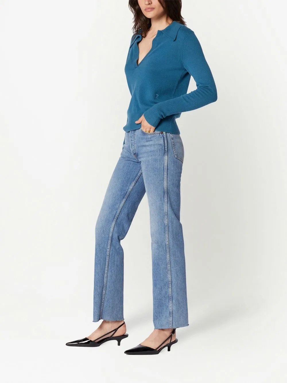 Equipment polocollar Cashmere Jumper Farfetch