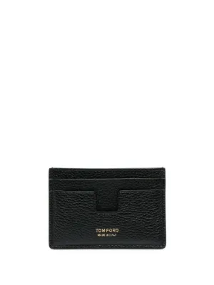 Mcm (Black Money Clip Wallet in Tivitat Leather)