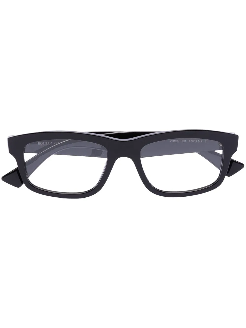 

Bottega Veneta Eyewear rectangle-frame optical glasses - Black