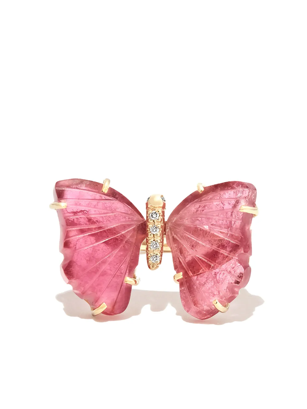 Jacquie Aiche 14kt geelgouden ring