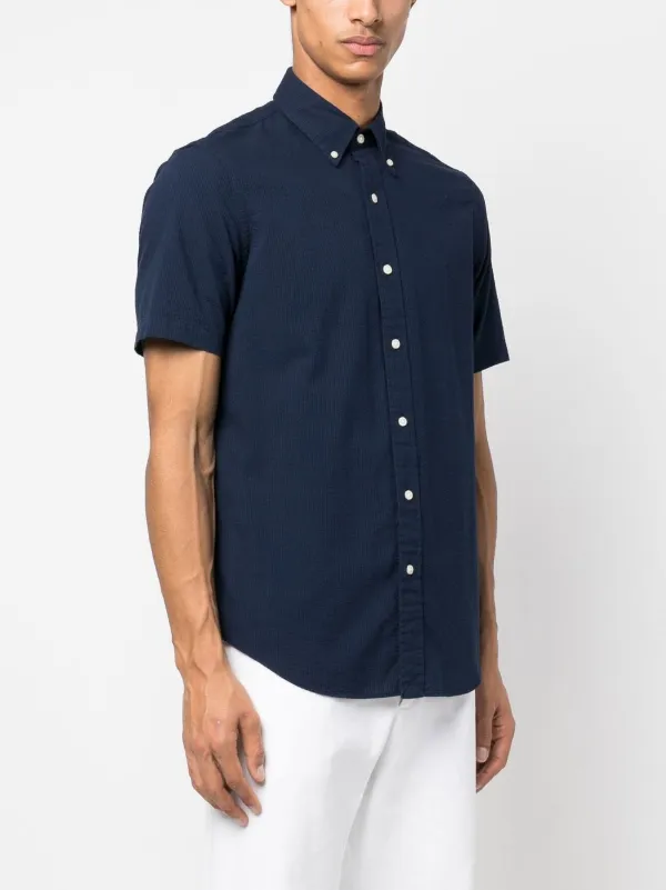 Polo Ralph Lauren コーデュロイ ショートスリーブシャツ | ブルー Polo Ralph Lauren コーデュロイ ショートスリーブシャツ | ブルー