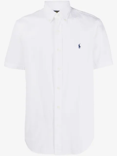Polo Ralph Lauren Camisa de algodão mangas curtas