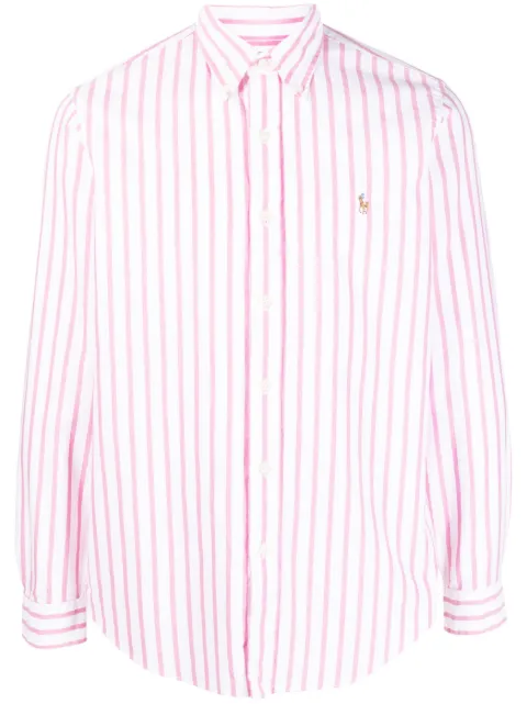 Polo Ralph Lauren Camicia a righe con ricamo