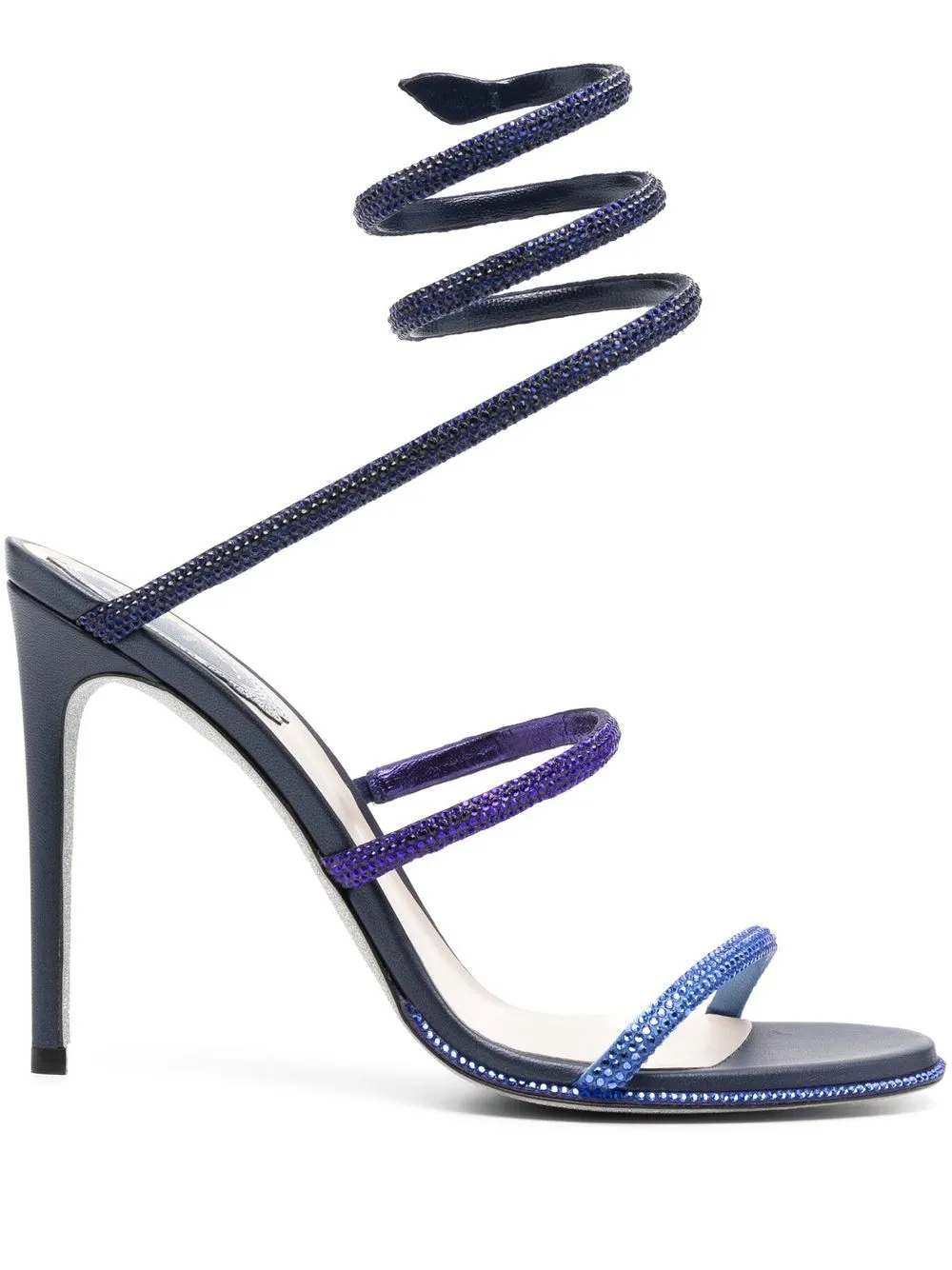 

René Caovilla sandalias Cleo con tacón de 110mm - Azul