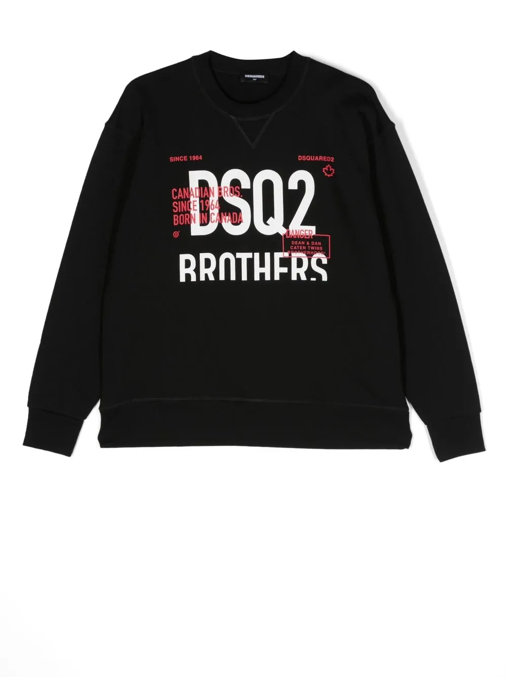 

Dsquared2 Kids sudadera de manga larga con logo - Negro