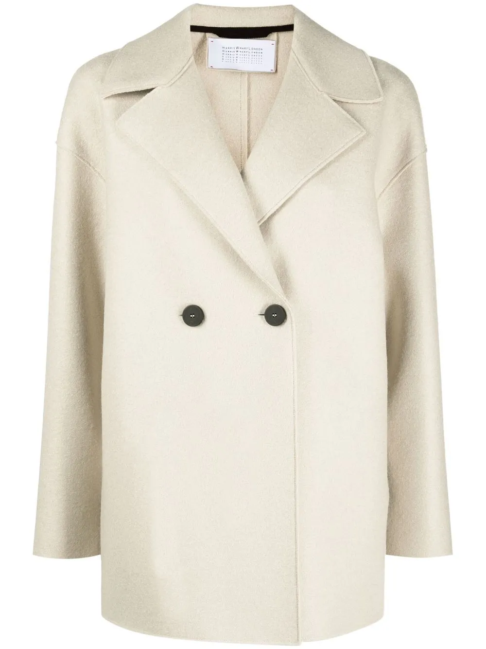 

Harris Wharf London double-breasted wool coat - Neutrals