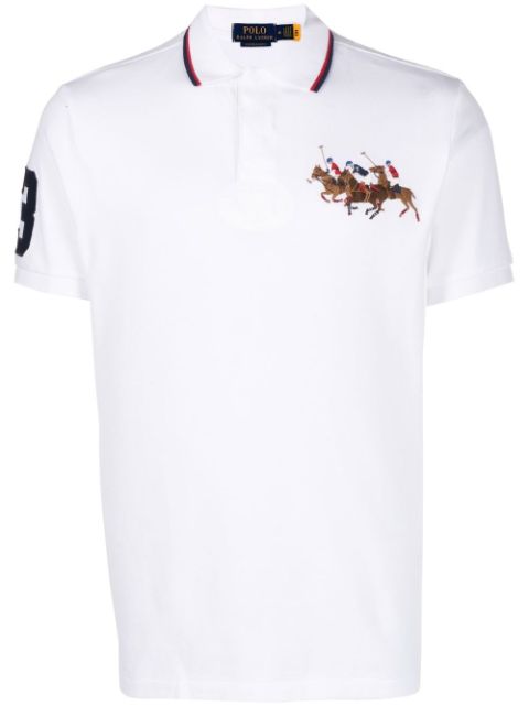 Polo Ralph Lauren Triple-Pony cotton polo shirt 