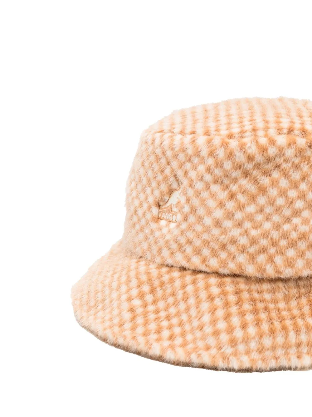 Kangol Vissershoed met logopatch - Bruin