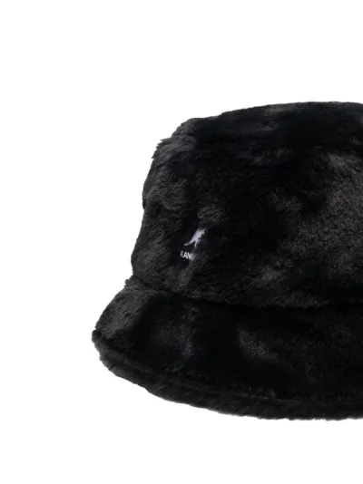 kangol faux shearling bucket hat