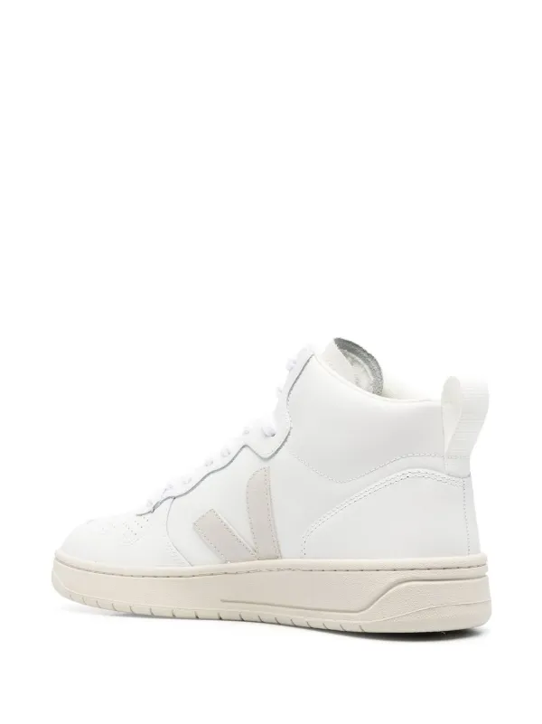 VEJA V-15 high-top Sneakers | White | FARFETCH