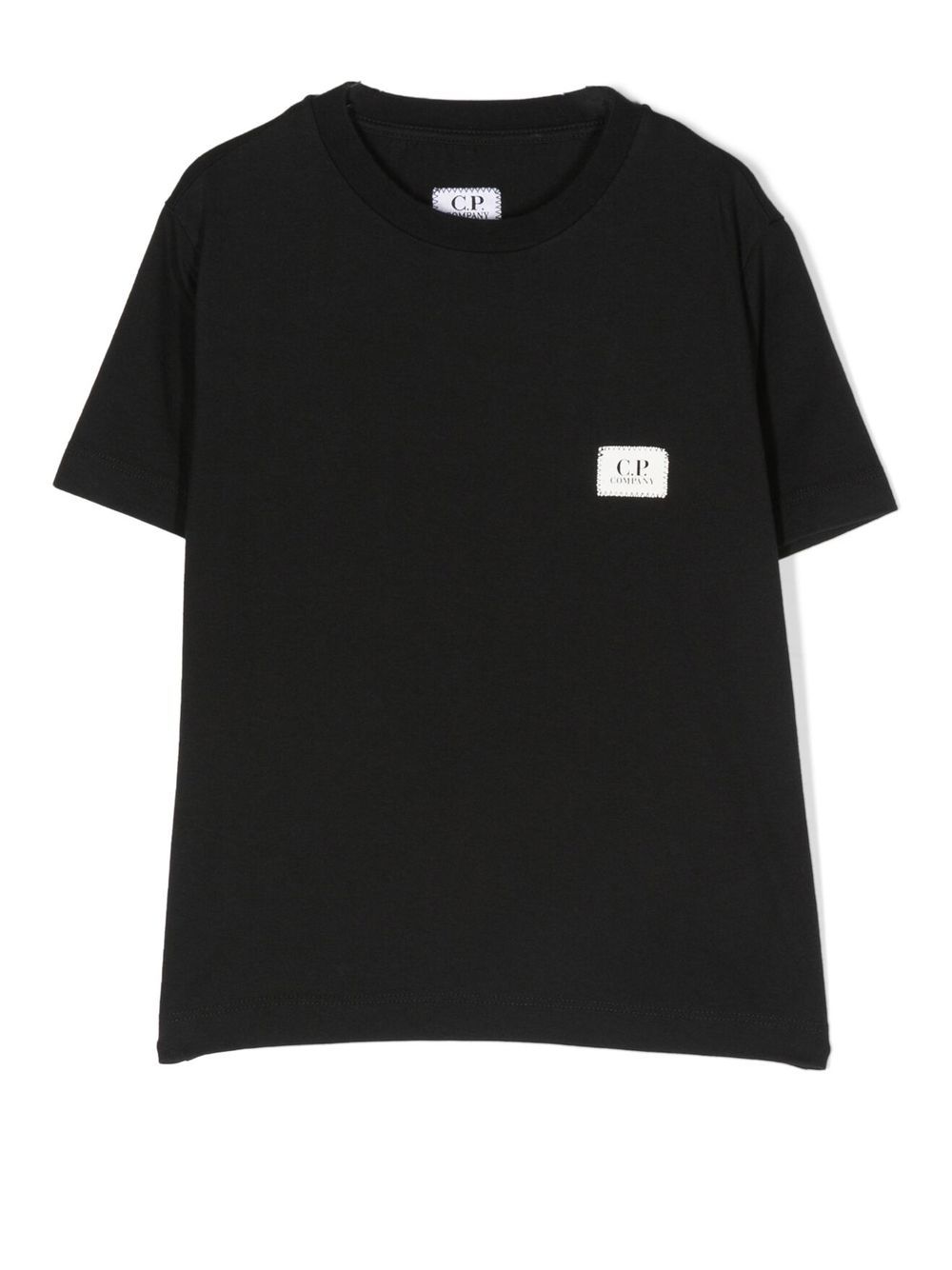 C.P. COMPANY LOGO-PATCH COTTON T-SHIRT