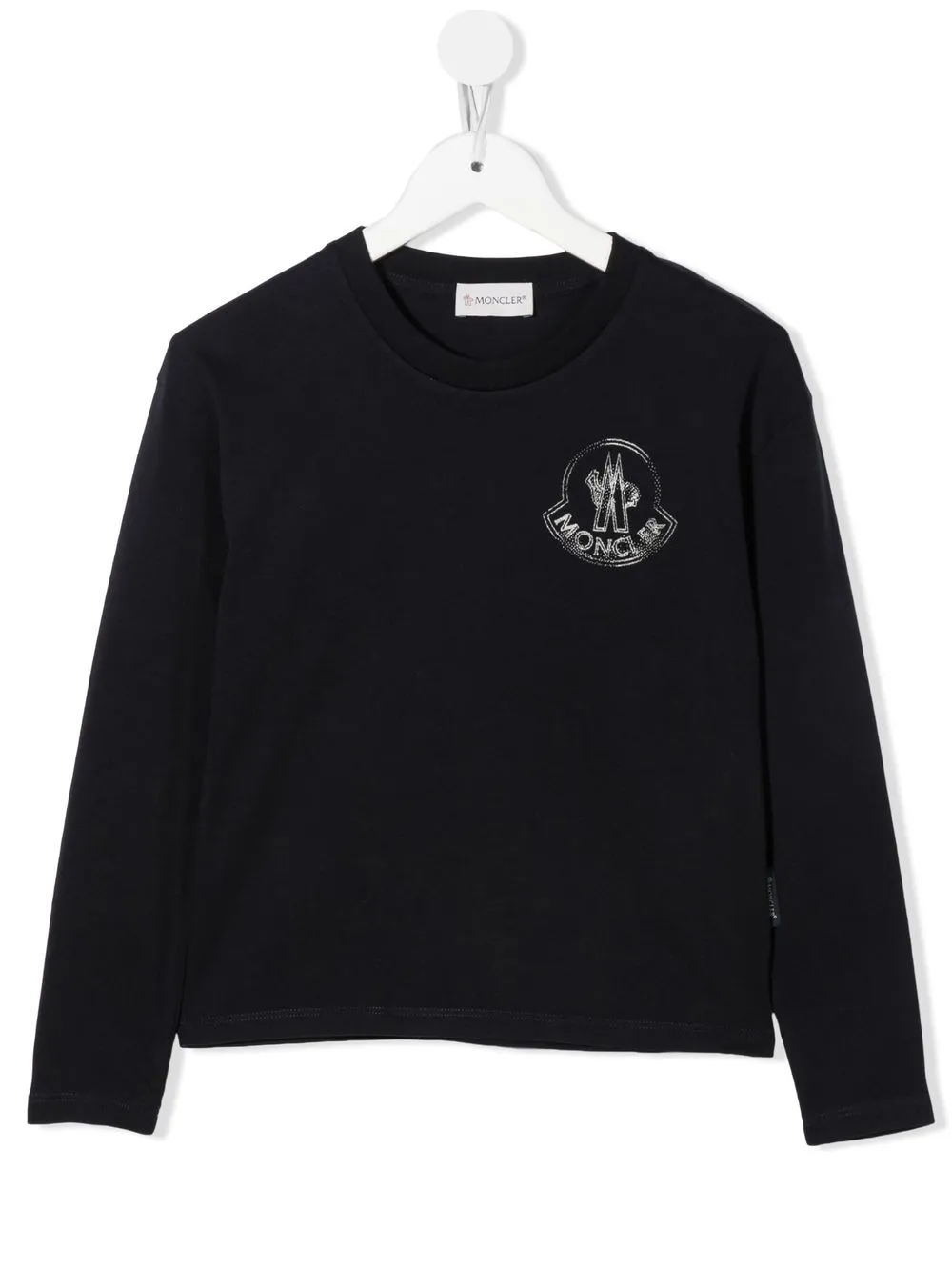 

Moncler Enfant embroidered-logo long-sleeve sweatshirt - Blue