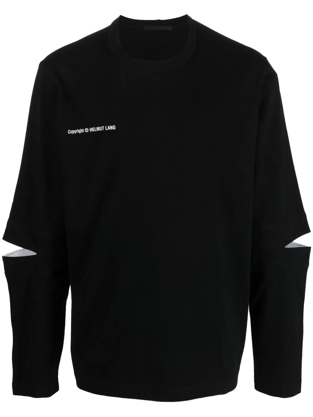 

Helmut Lang playera con logo estampado - Negro