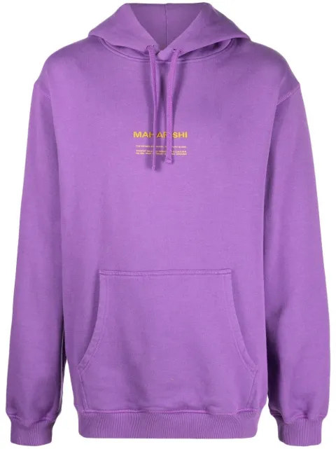 Maharishi hoodie con logo bordado