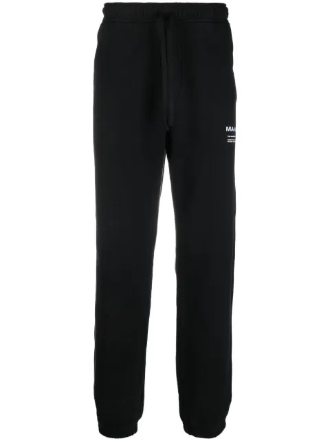 Maharishi logo-embroidered organic track pants