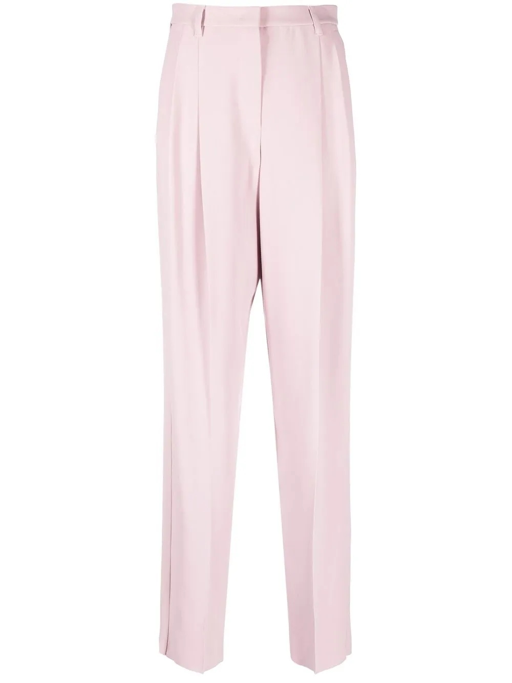 

Emporio Armani pantalones con tiro alto - Rosado