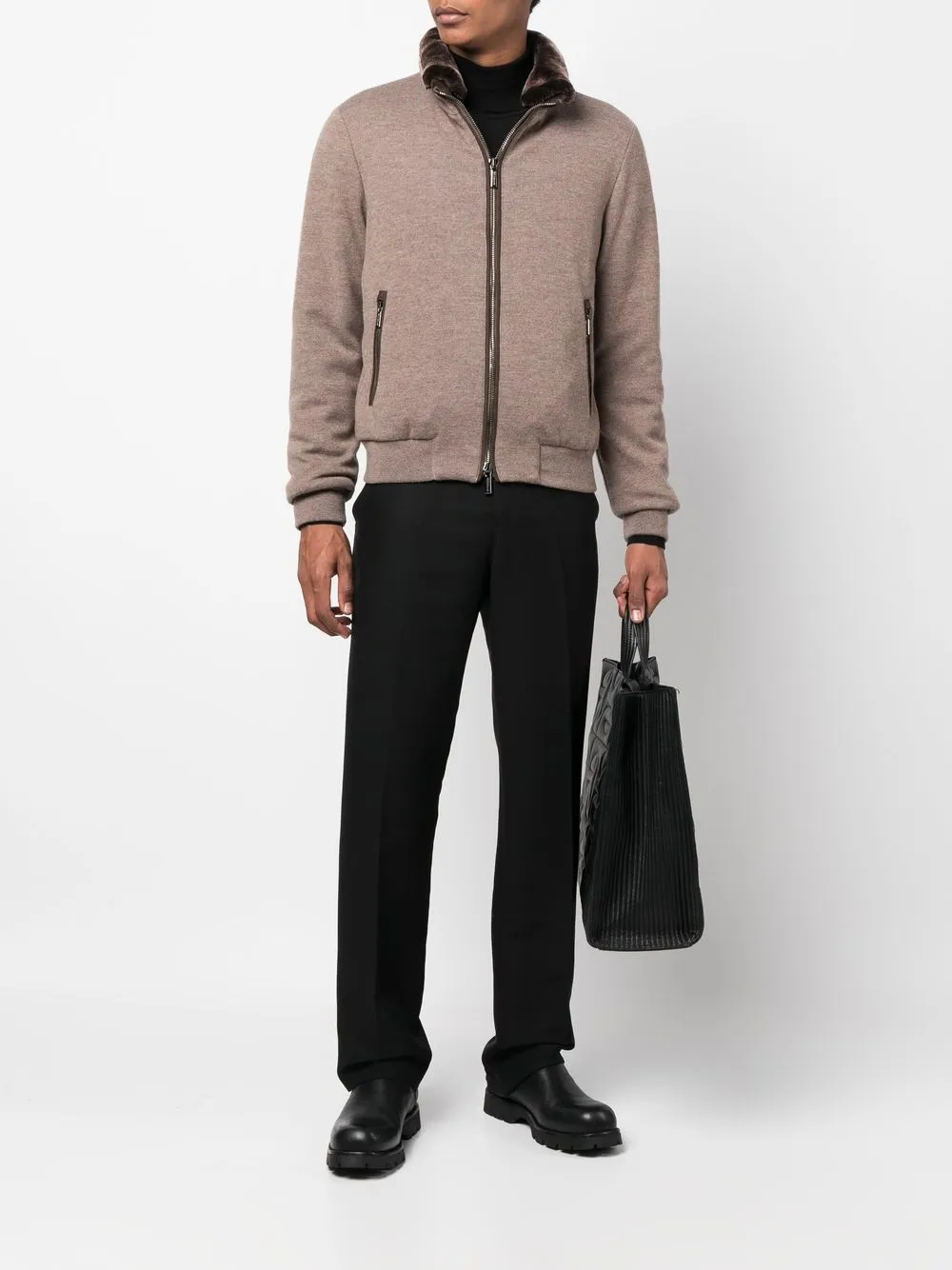 Moorer zip-up padded jacket | Lightweight Jackets