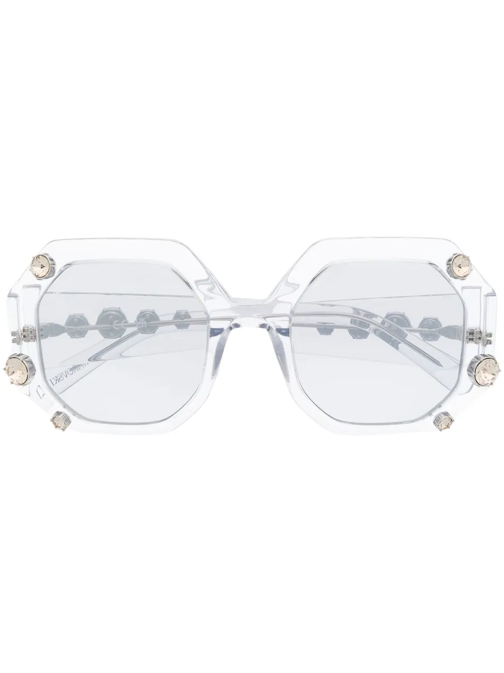 

Swarovski lentes de sol con armazón cuadrada - Neutro