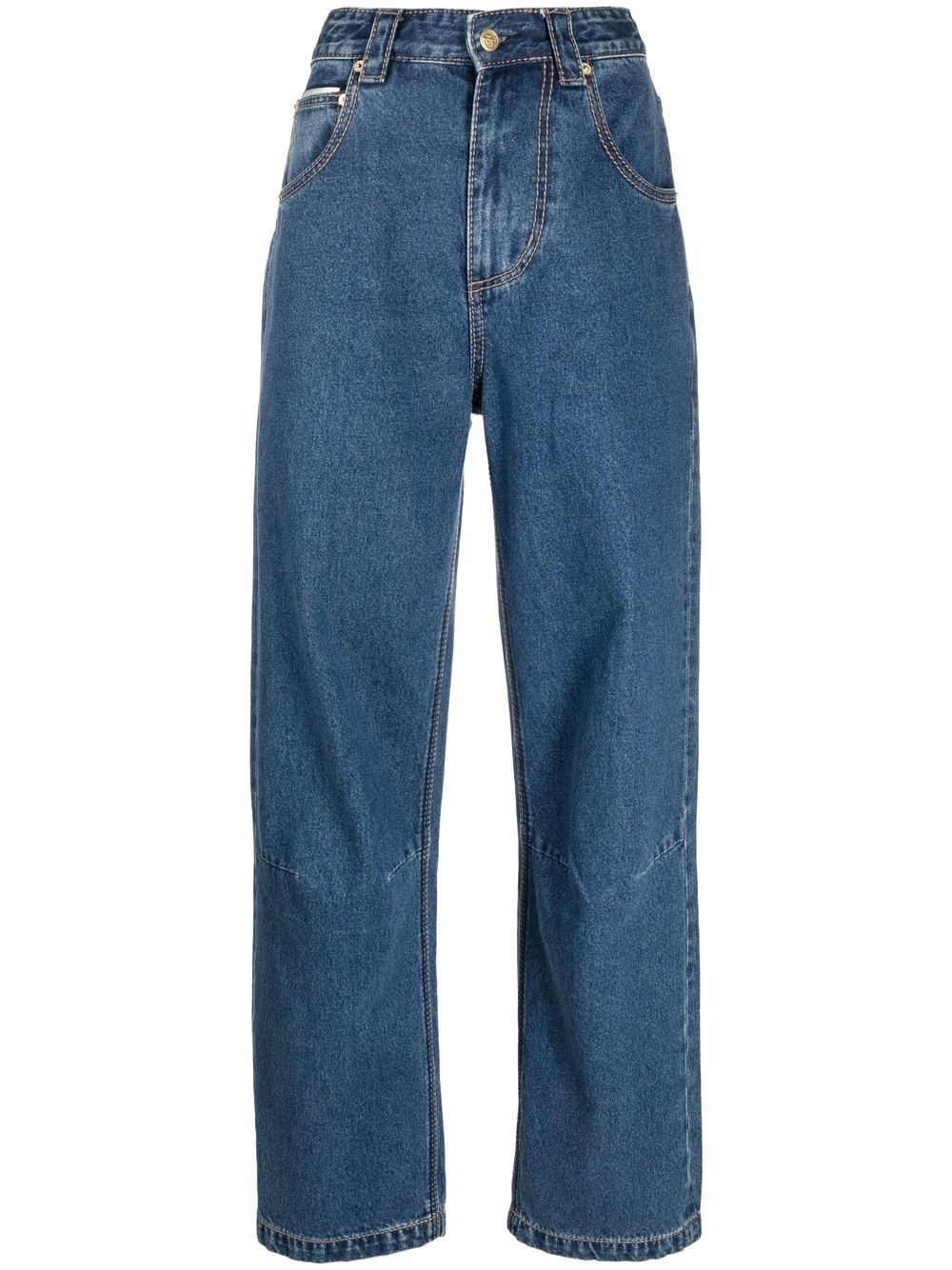 Eytys High-waisted Boyfriend Jeans In Blue