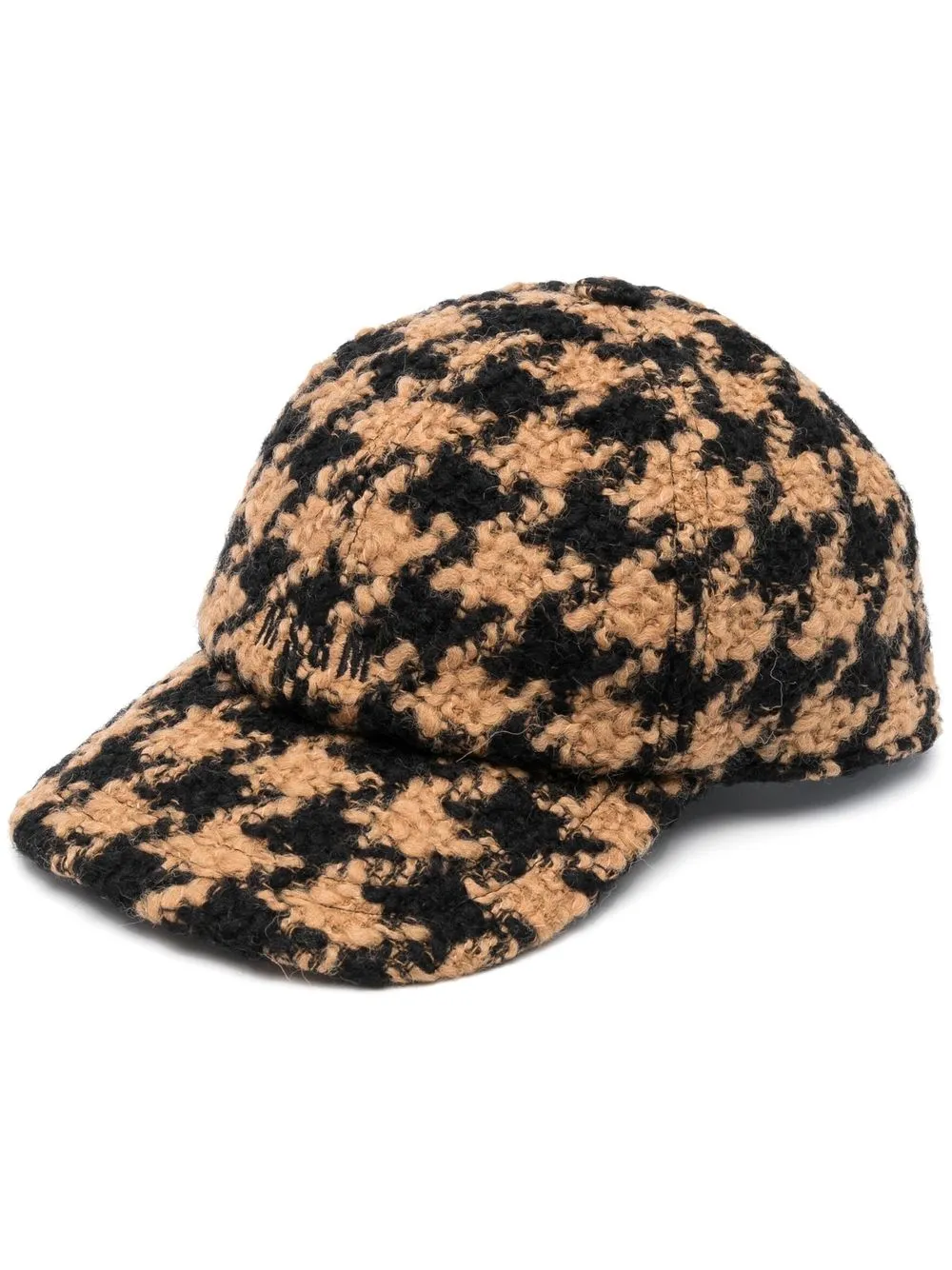 

MSGM gorra con motivo pied de poule - Azul