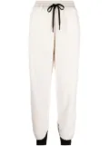 Moncler Grenoble textured tapered-leg track pants - White
