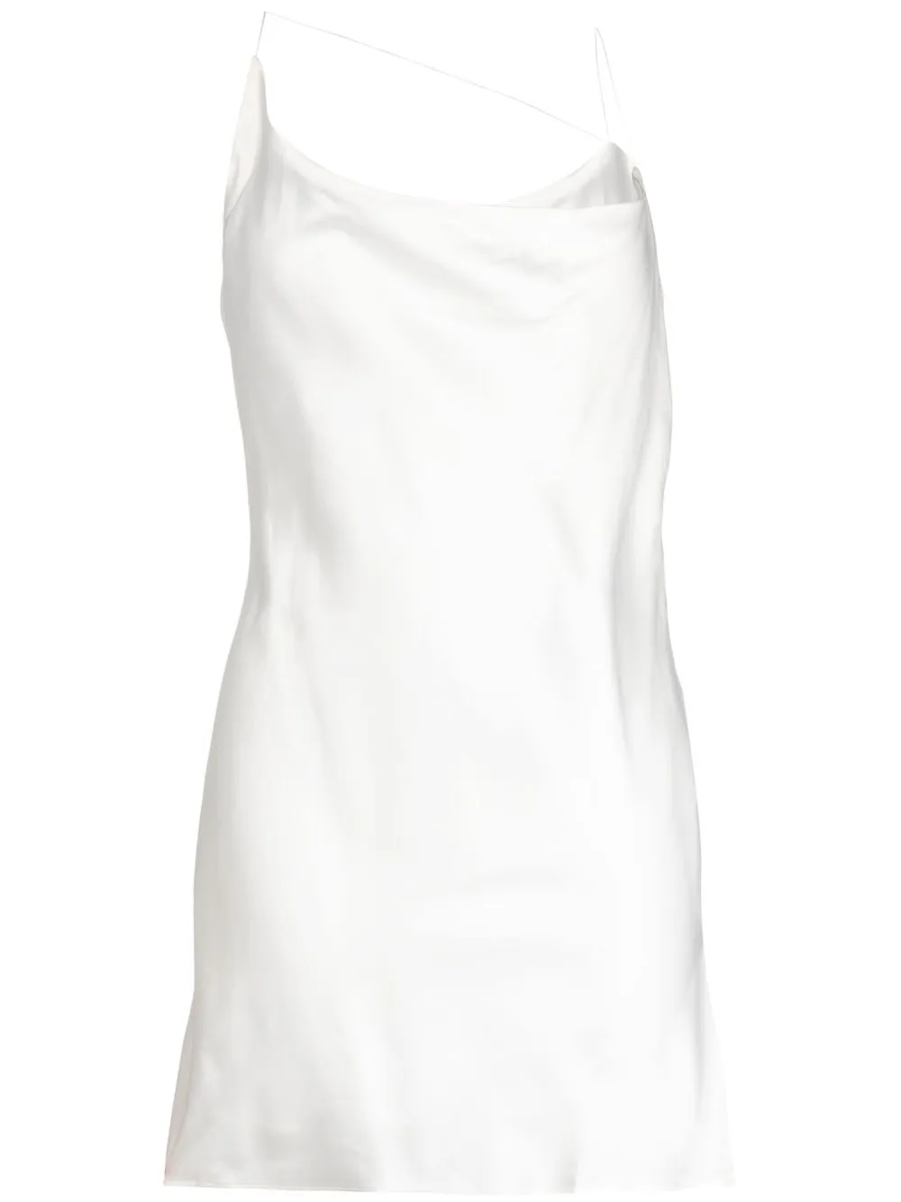 

Loulou x RUE RA asymmetric bias-cut minidress - Neutrals