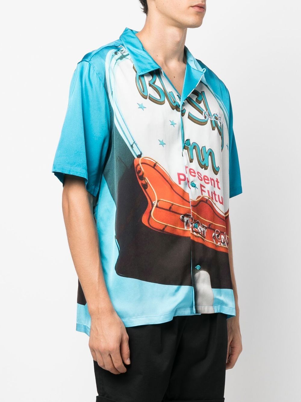 BLUE SKY INN graphic-print short-sleeve Shirt - Farfetch