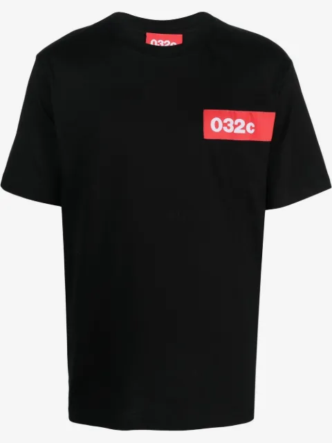 032c logo-patch short-sleeve T-shirt 