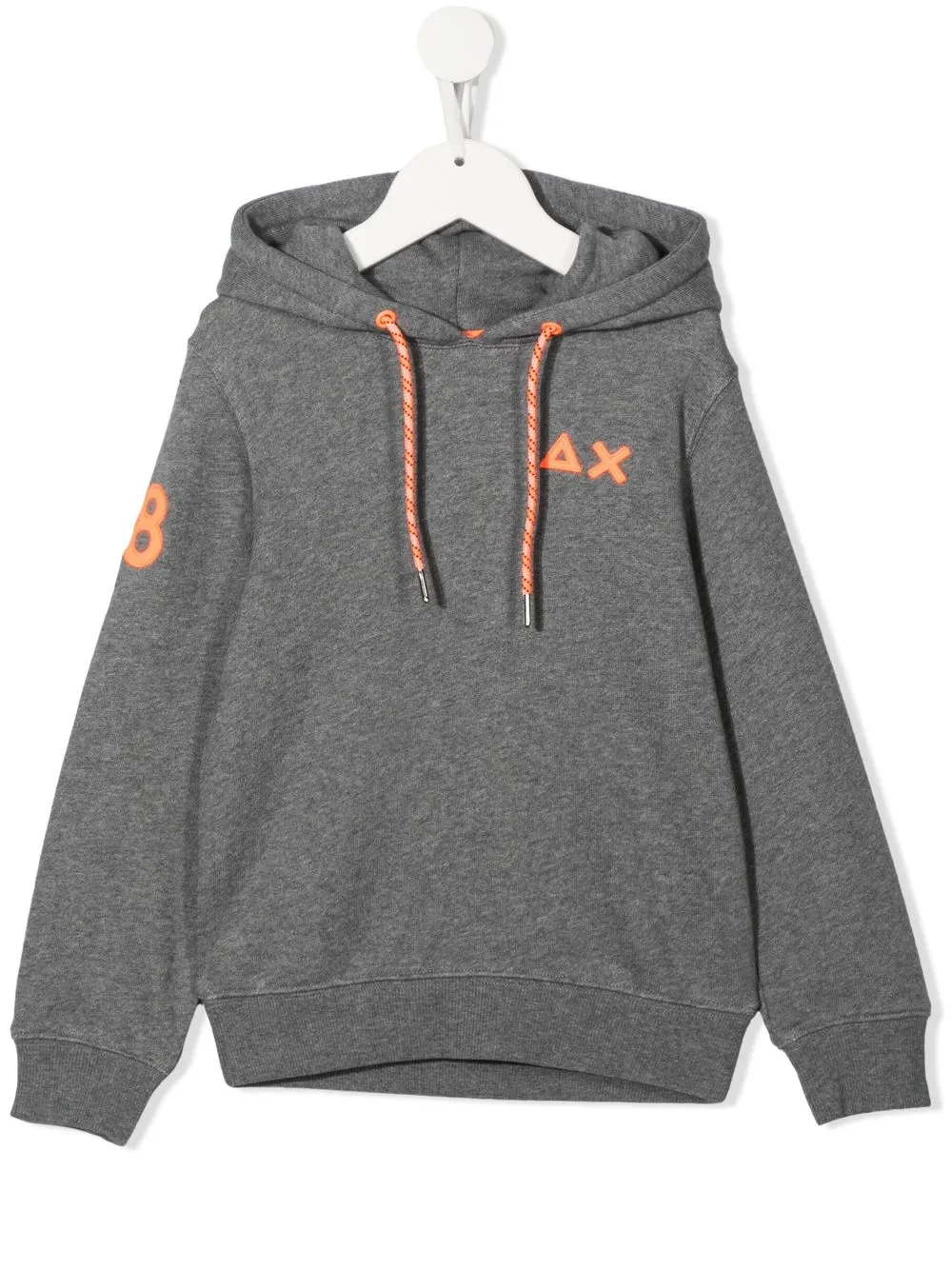 

Sun 68 hoodie con parche del logo - Gris