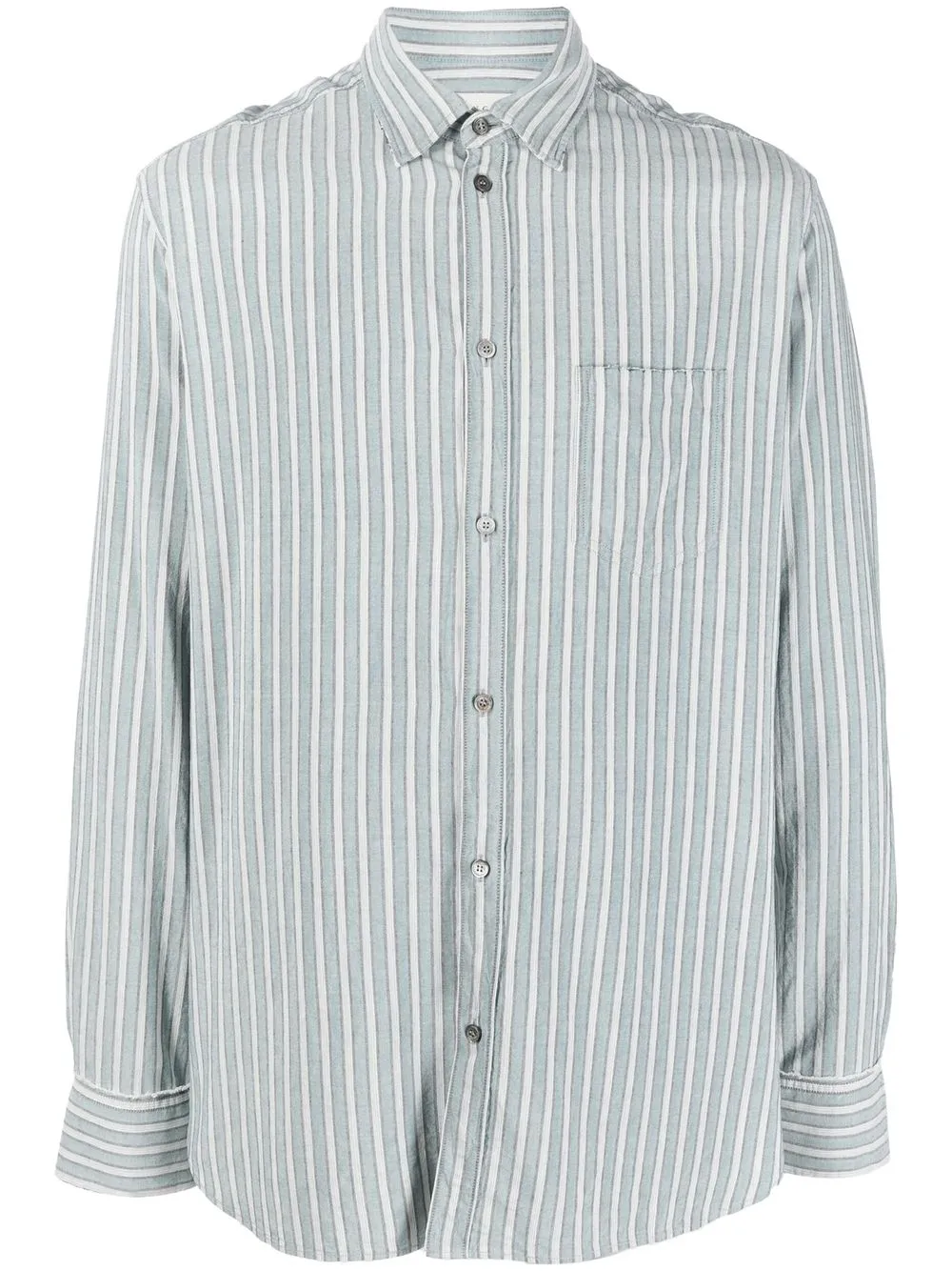 

Golden Goose striped long-sleeve shirt - Blue